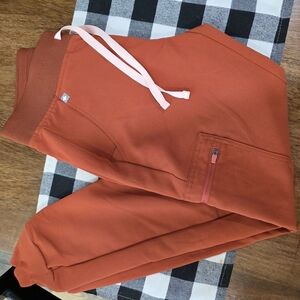Figs Rust Jogger Pants